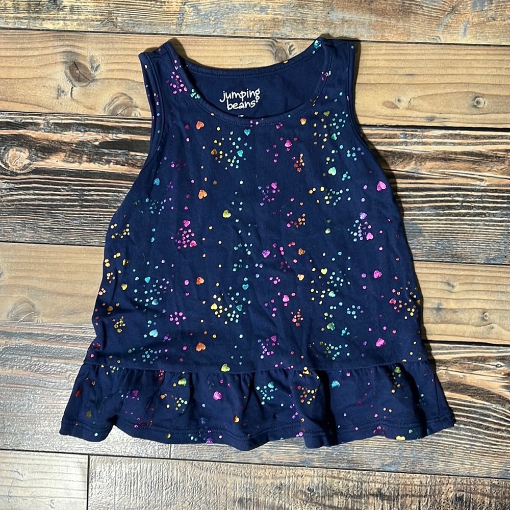 Jumping Beans - navy & metallic dress